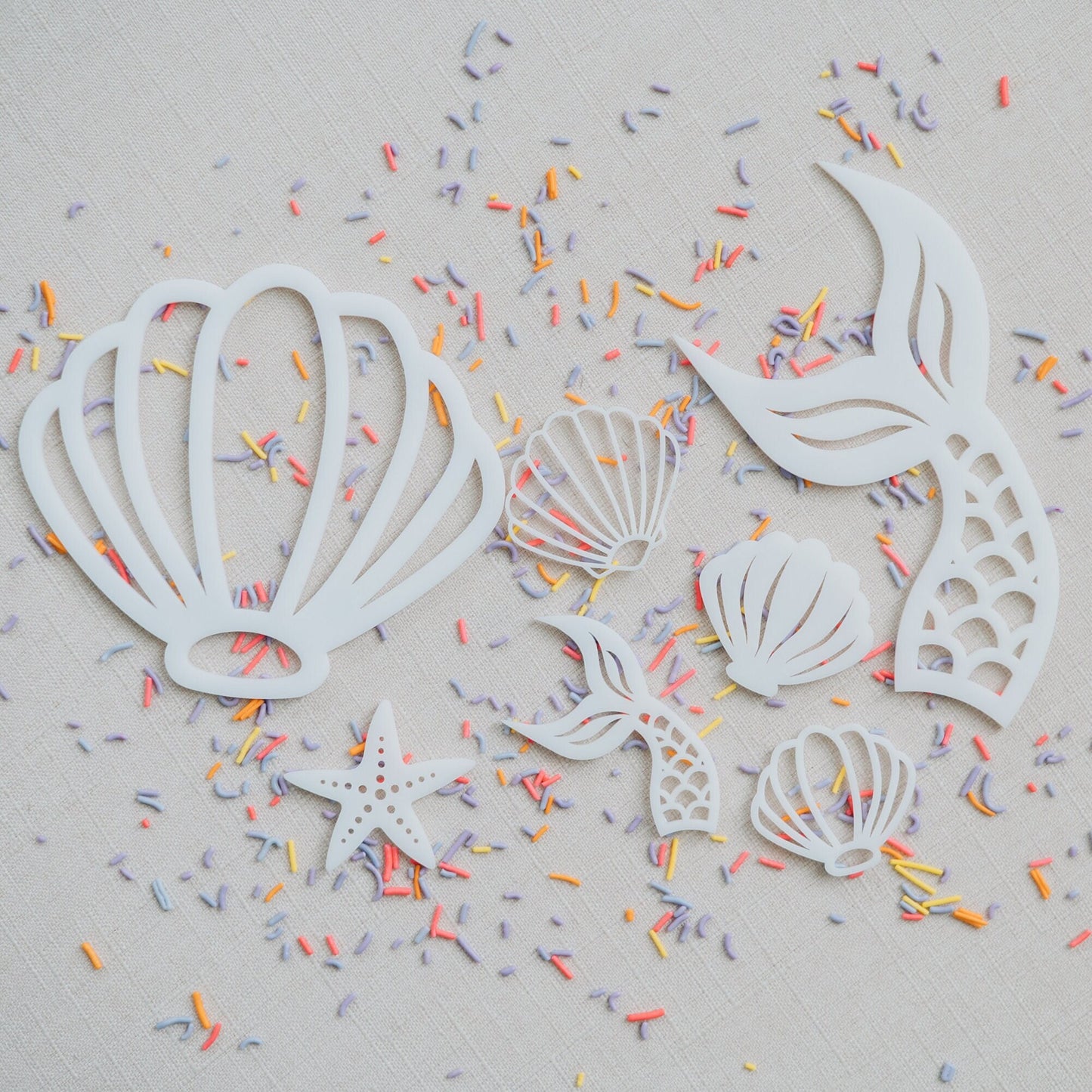 Mermaid Tail Cake Topper