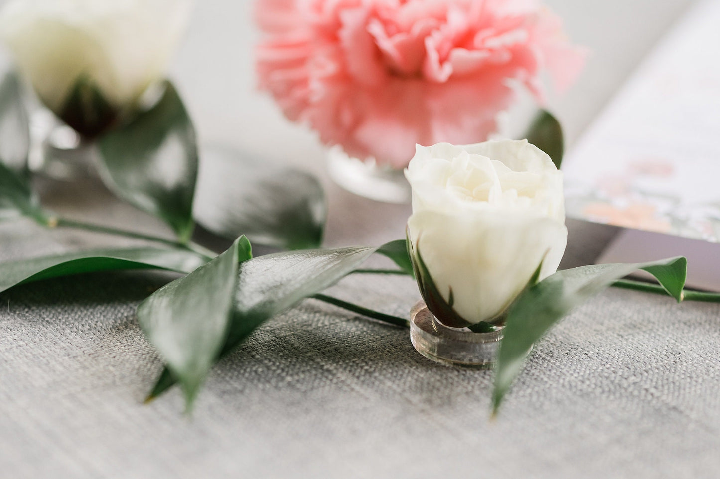 Set of 8 Acrylic Flat Lay Floral Styling Risers