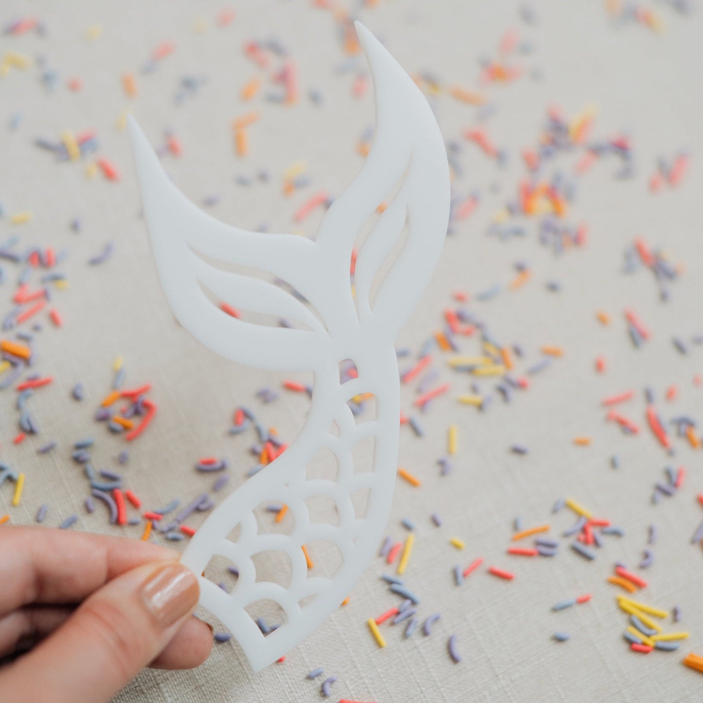 Mermaid Tail Cake Topper