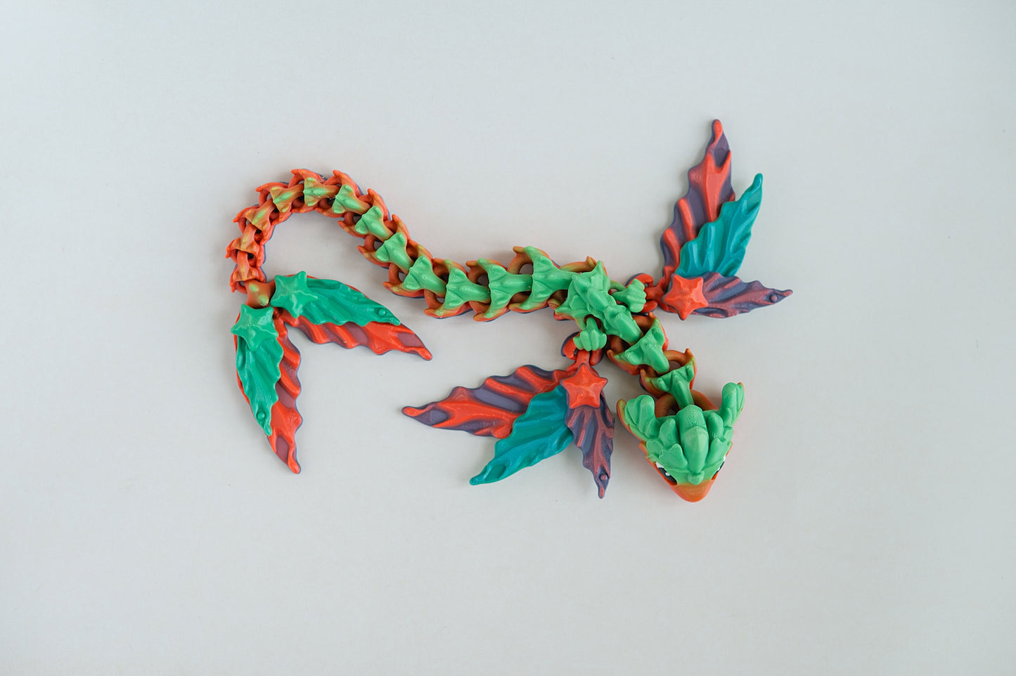 Water Dragon Ziggle Pet – 19" Articulated Fantasy Fidget Toy