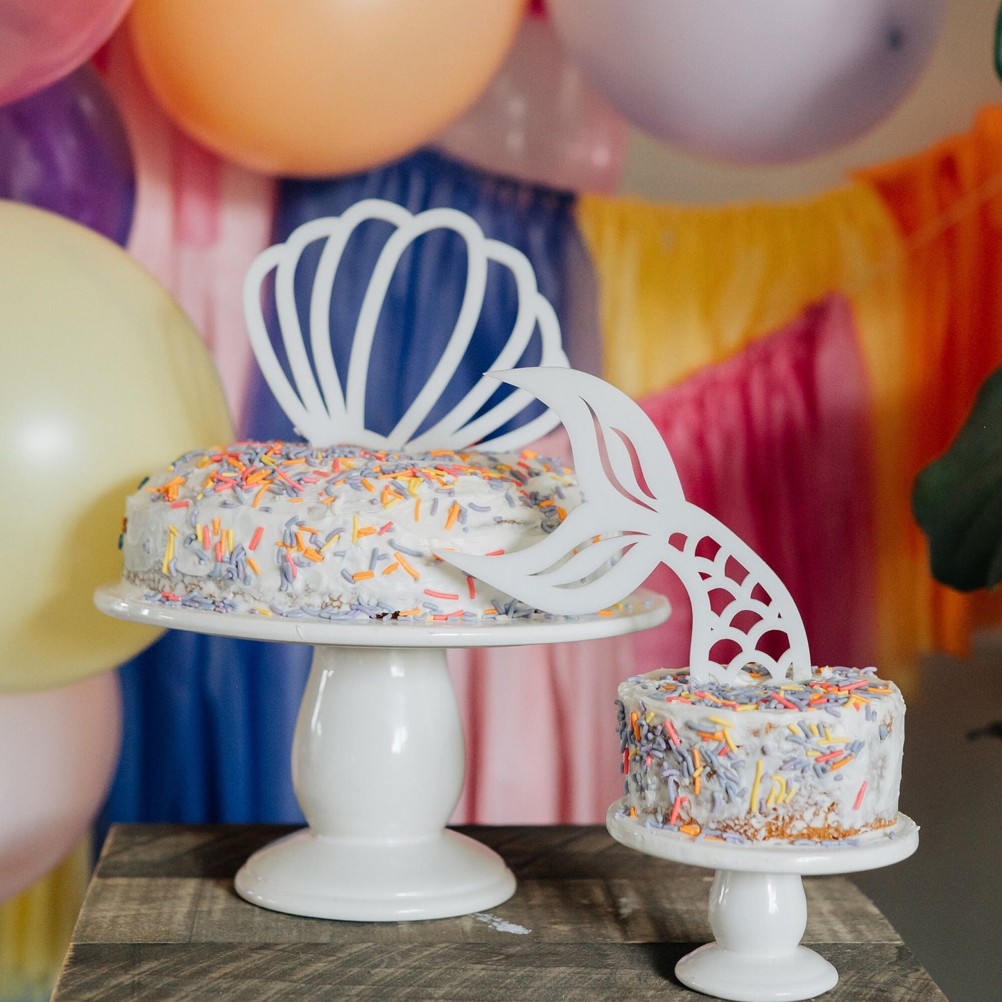 Mermaid Tail Cake Topper