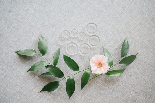 Set of 8 Acrylic Flat Lay Floral Styling Risers