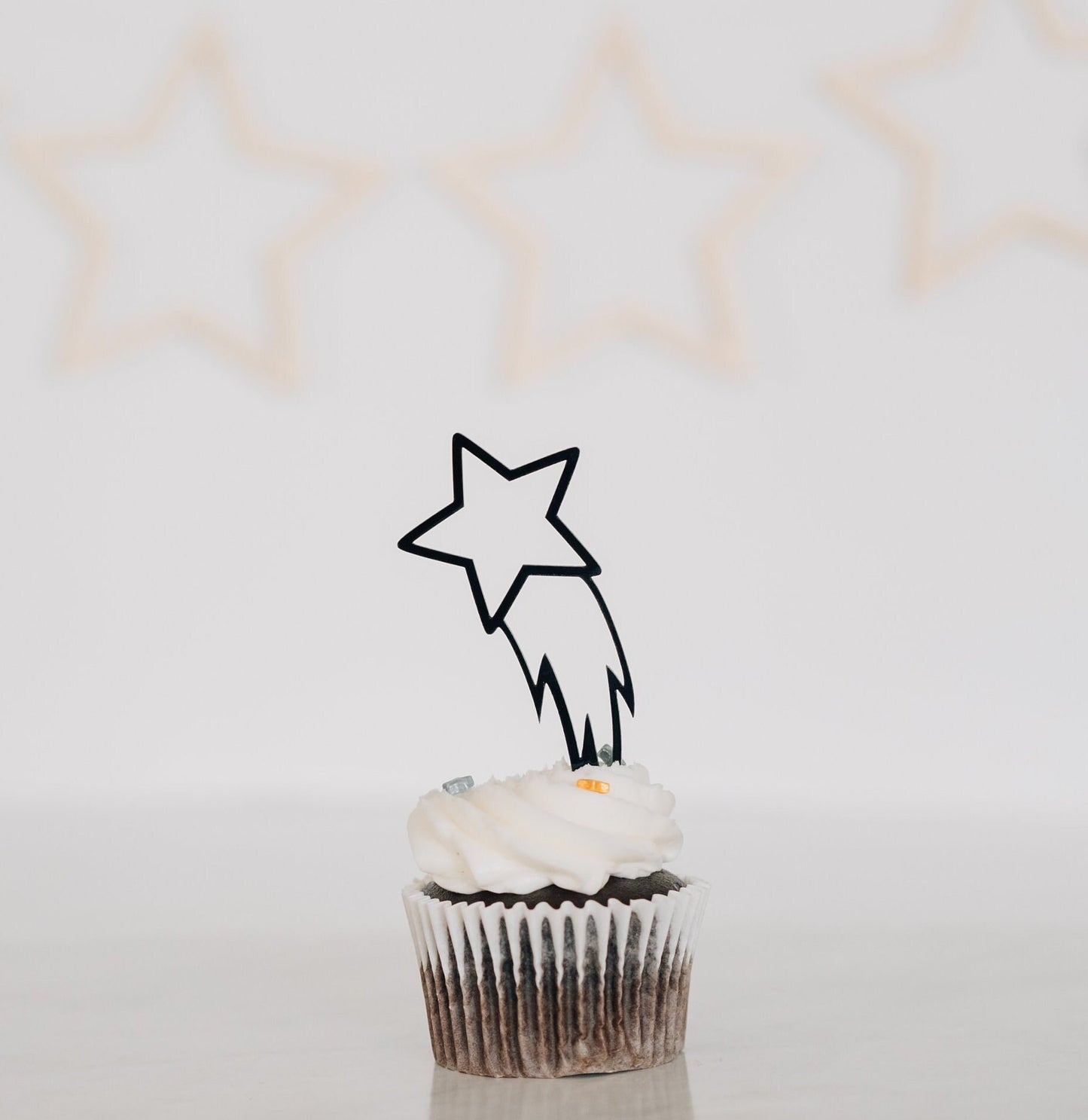 Space Birthday Cupcake Toppers