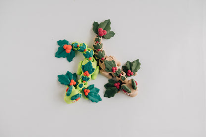 Holly Berry Dragon Fidget Toy