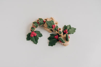 Holly Berry Dragon Fidget Toy