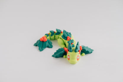 Holly Berry Dragon Fidget Toy