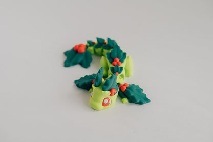 Holly Berry Dragon Fidget Toy