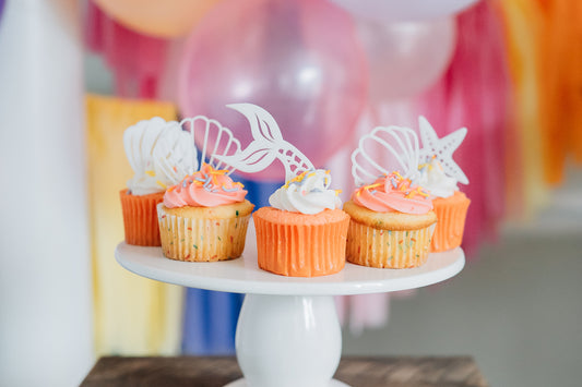 Mermaid Cupcake Toppers