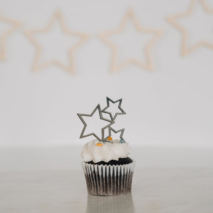 Space Birthday Cupcake Toppers